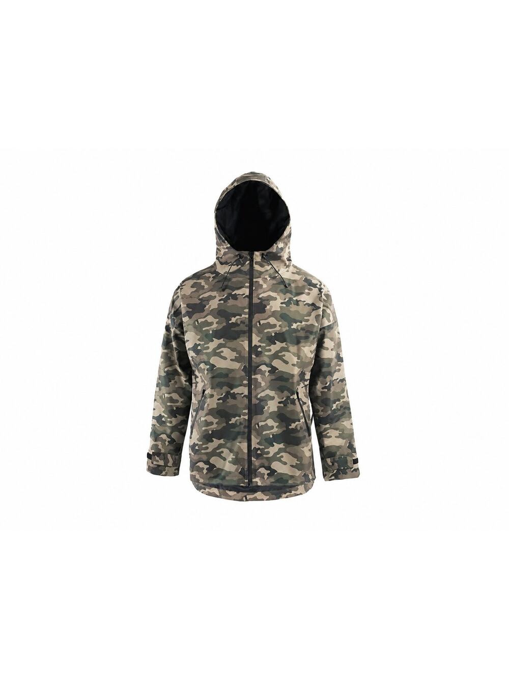 PAIKKA Reflective Camo Raincoat Human Visibility Jacket Size XS NWT